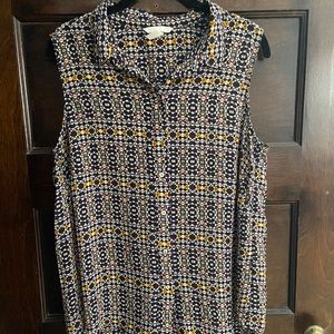 H&M button up tank